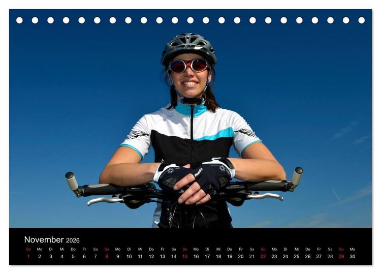 Produktbild: BIKE and FUN (Tischkalender 2026 DIN A5 quer), CALVENDO Monatskalender