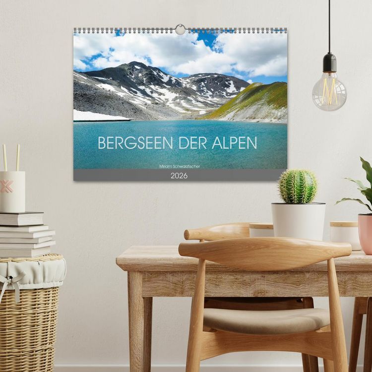 Produktbild: Bergseen der Alpen (Wandkalender 2026 DIN A3 quer), CALVENDO Monatskalender