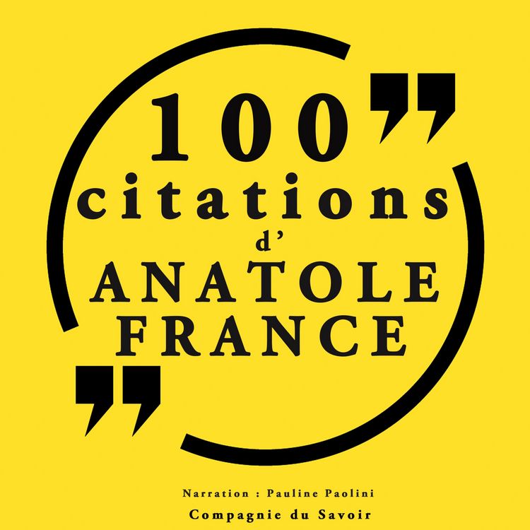 Produktbild: 100 citations d'Anatole France
