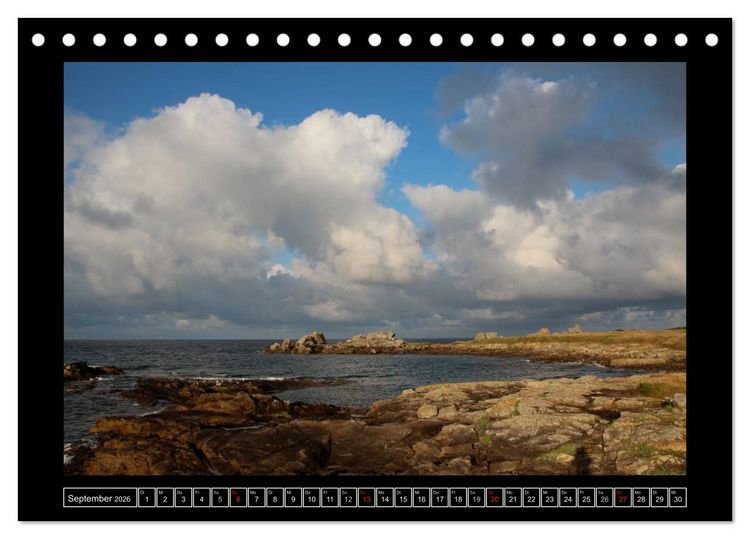 Produktbild: Licht der Bretagne (Tischkalender 2026 DIN A5 quer), CALVENDO Monatskalender
