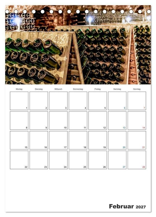 Produktbild: Rheingau Terminplaner (Tischkalender 2027 DIN A5 hoch), CALVENDO Monatskalender
