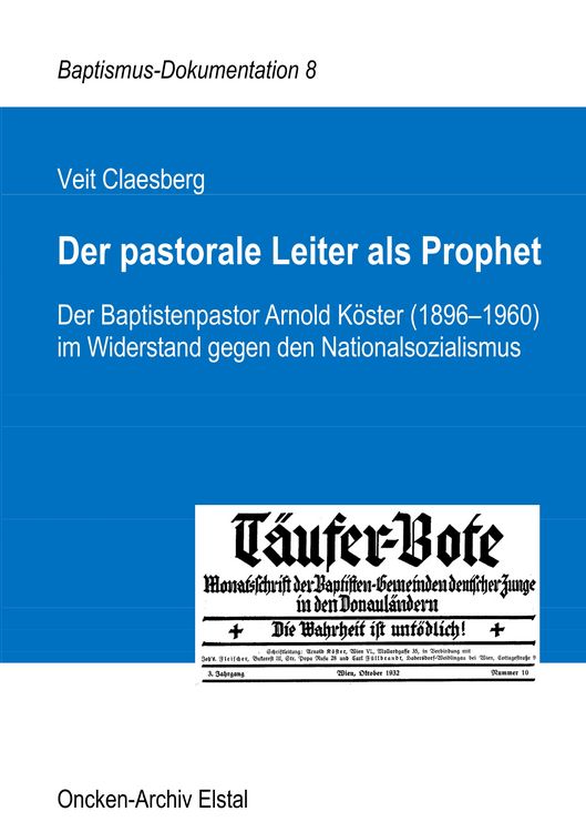 Produktbild: Der pastorale Leiter als Prophet
