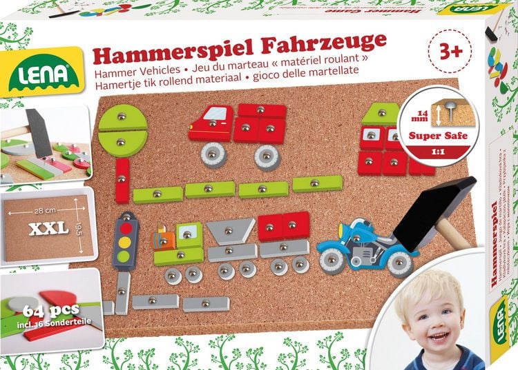 Produktbild: Hammerspiel Fahrzeuge, Faltschachtel