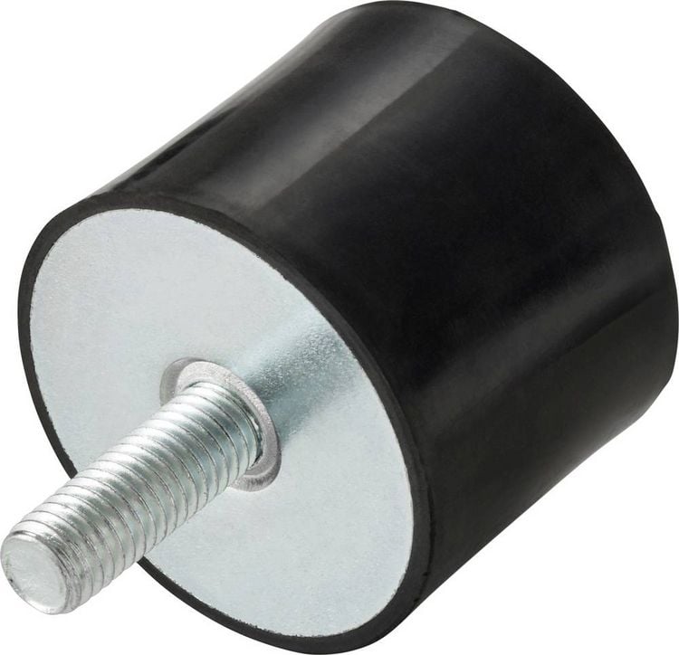 Produktbild: TRU COMPONENTS Gummipuffer TC-NT50-40-43A H&auml;rte (Details) 43 Shore A Maximale statische Auflast 86 kg