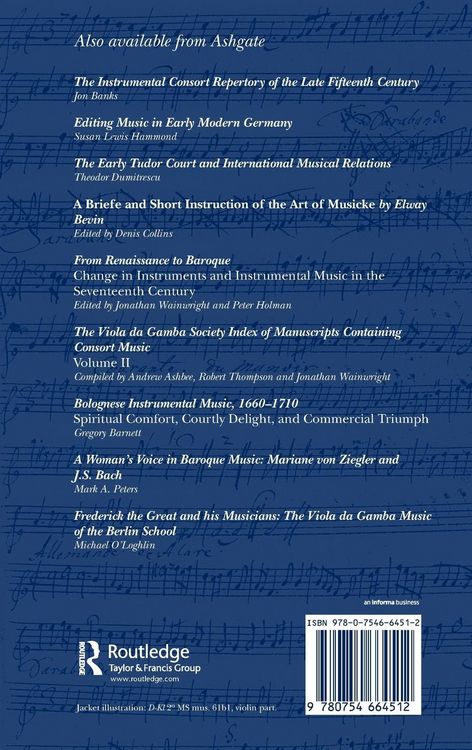 Produktbild: The Courtly Consort Suite in German-Speaking Europe, 1650-1706