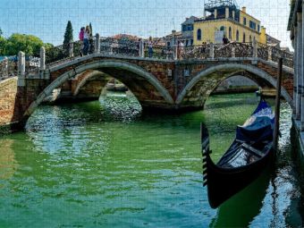 Produktbild: CALVENDO Puzzle Ponte Tre Ponti, Sestiere Santa Croce | 1000 Teile Lege-Gr&ouml;&szlig;e 64x48cm Foto-Puzzle f&uuml;r gl&uuml;ckliche Stunden