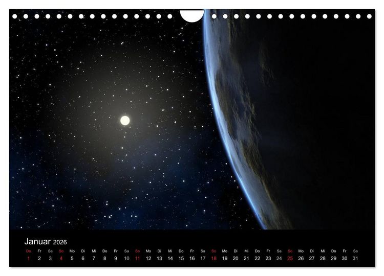 Produktbild: Ferne Welten (Wandkalender 2026 DIN A4 quer), CALVENDO Monatskalender