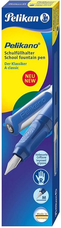 Produktbild: Pelikan F&uuml;ller Pelikano Blau Feder M f&uuml;r Rechtsh&auml;nder