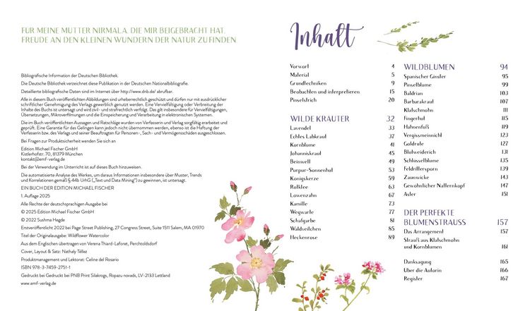 Produktbild: Wildflower Watercolor &ndash; Blumen-Aquarelle malen
