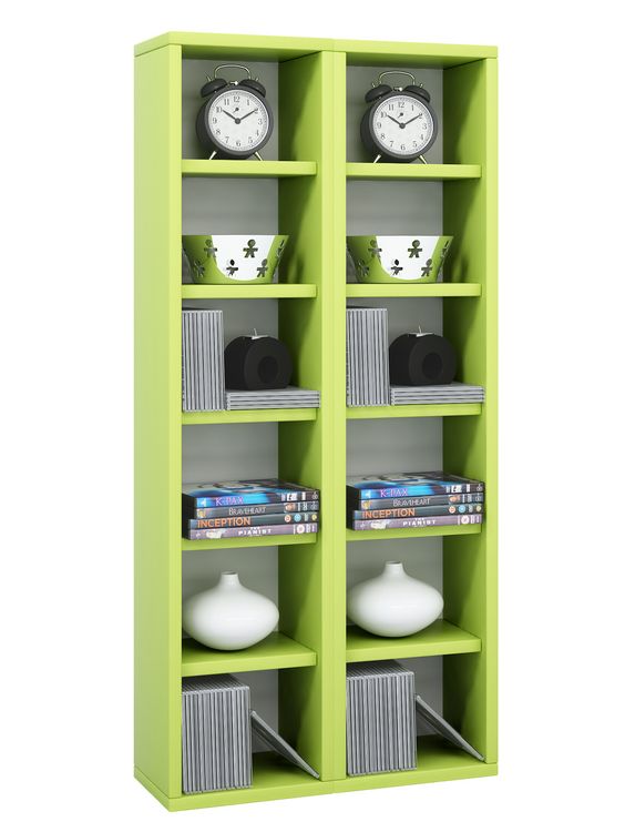 Produktbild: Holz CD DVD Stand Regal Schrank St&auml;nder Milano