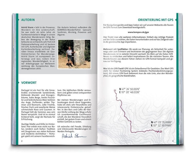 Produktbild: KOMPASS Wanderf&uuml;hrer Portugal Nord, 55 Touren