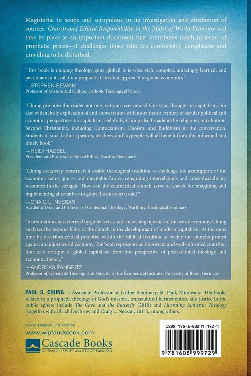 Produktbild: Church and Ethical Responsibility in the Midst of World Economy