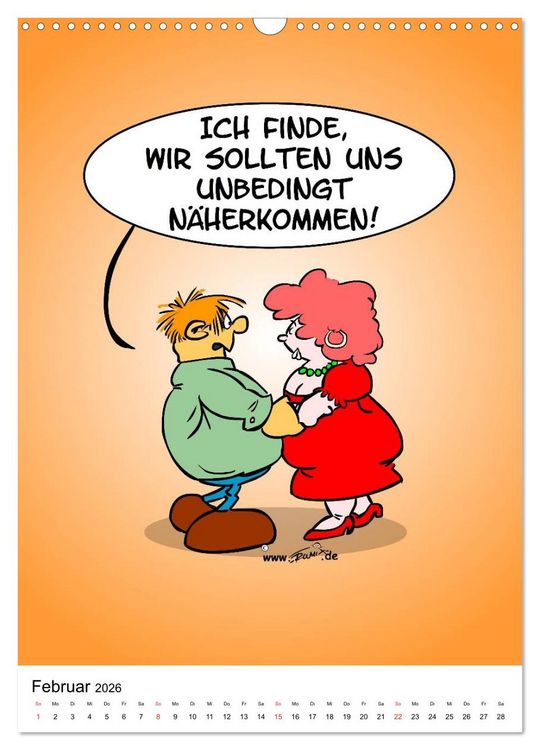 Produktbild: Trumix Cartoons - Nichts geht mehr (Wandkalender 2026 DIN A3 hoch), CALVENDO Monatskalender
