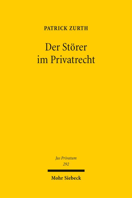 Produktbild: Der St&ouml;rer im Privatrecht