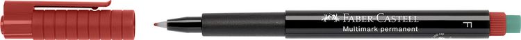 Produktbild: Faber-Castell Marker Multimark permanent F rot