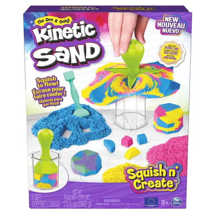 Produktbild: Kinetic Sand Squish N’ Create Set