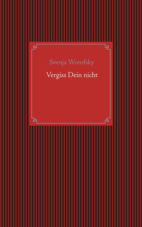 Produktbild: Vergiss Dein nicht