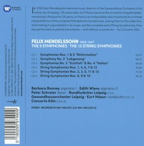 Produktbild: S&auml;mtliche Sinfonien 1-5 (GA)/Streichersinfonien