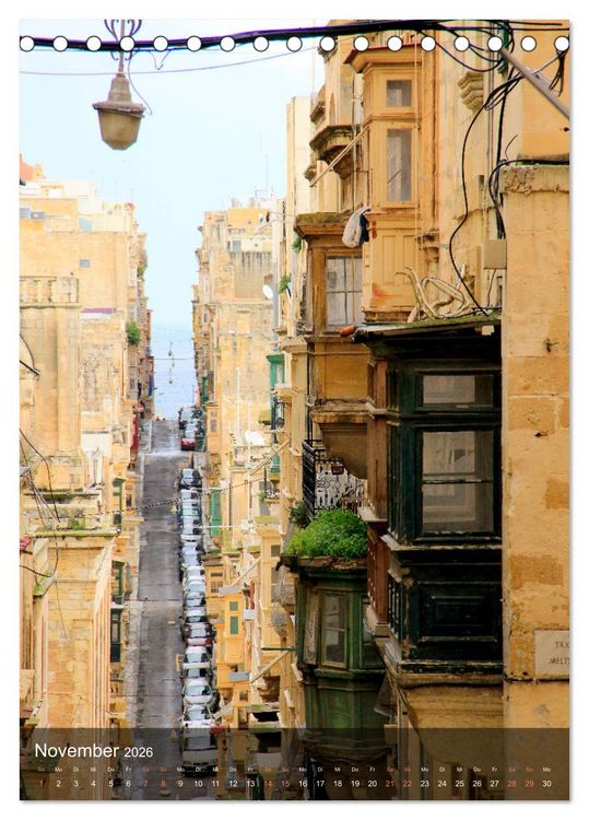 Produktbild: Unterwegs in Malta (Tischkalender 2026 DIN A5 hoch), CALVENDO Monatskalender