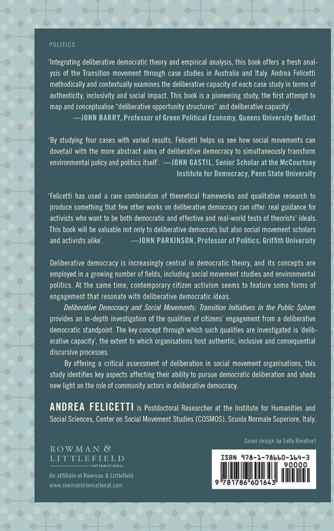 Produktbild: Deliberative Democracy and Social Movements