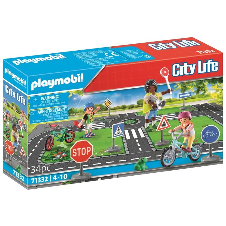 Bild vom Artikel PLAYMOBIL 71332 - Schule - Fahrradparcours vom Autor 