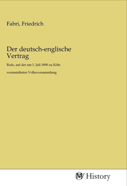 Produktbild: Der deutsch-englische Vertrag