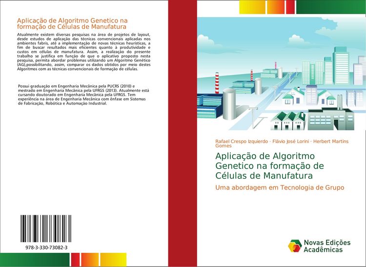 Produktbild: Aplica&ccedil;&atilde;o de Algoritmo Genetico na forma&ccedil;&atilde;o de C&eacute;lulas de Manufatura
