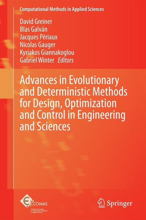 Produktbild: Advances in Evolutionary and Deterministic Methods for Design, Optimization and Control in Engineering and Sciences