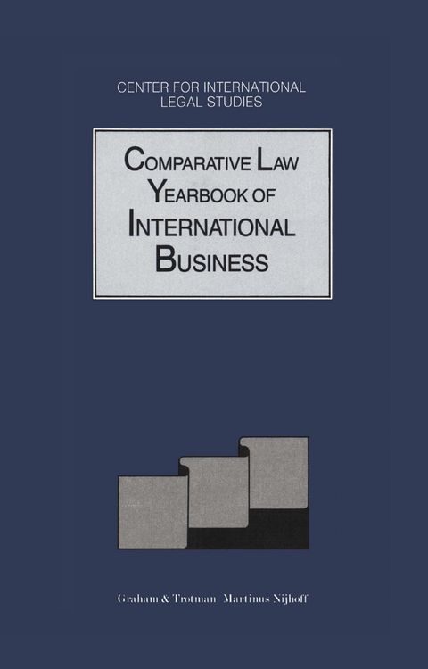 Produktbild: Comparative Law Yearbook of International Business