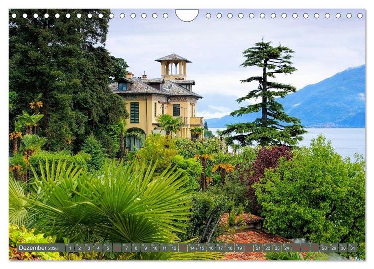 Produktbild: Lago di Como - Italienisches Flair in den Alpen (Wandkalender 2026 DIN A4 quer), CALVENDO Monatskalender