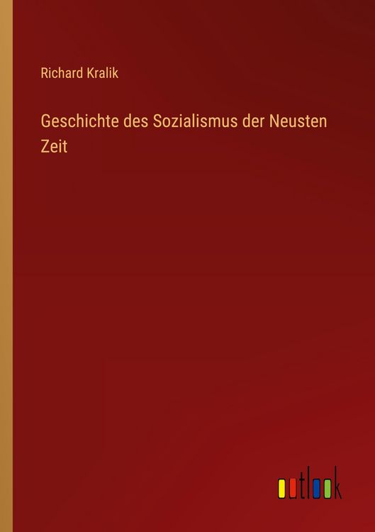 Produktbild: Geschichte des Sozialismus der Neusten Zeit