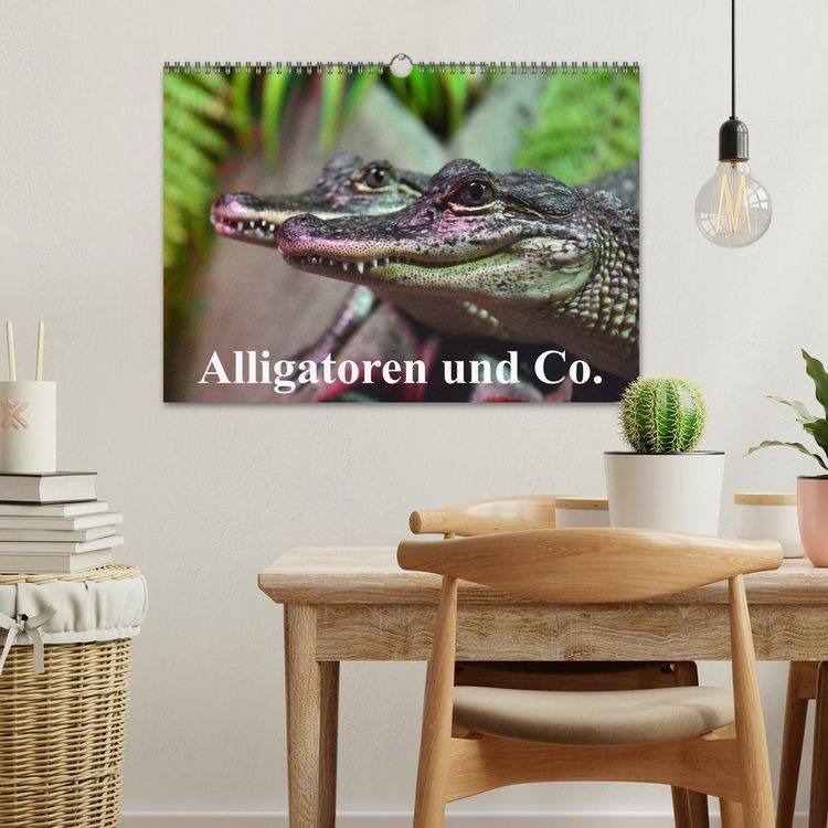 Produktbild: Alligatoren und Co. (Wandkalender 2026 DIN A3 quer), CALVENDO Monatskalender