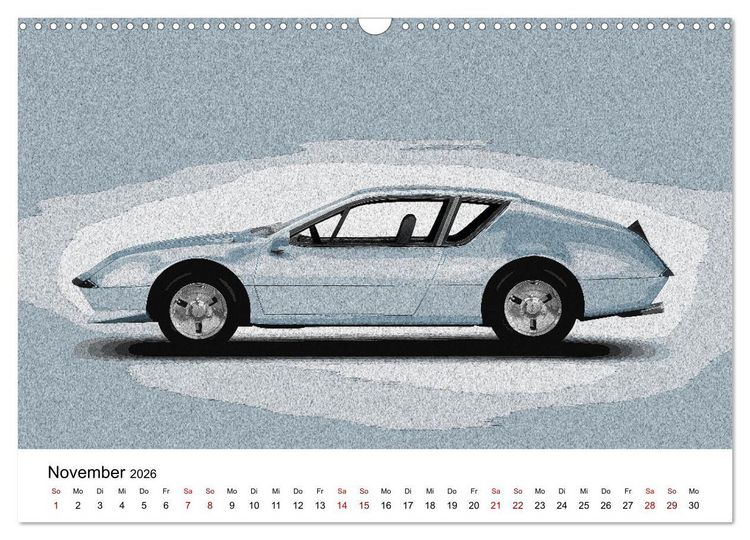 Produktbild: Car Art Edition Sportwagenlegenden (Wandkalender 2026 DIN A3 quer), CALVENDO Monatskalender