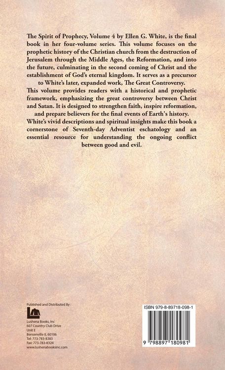 Produktbild: The Spirit of Prophecy Vol 4
