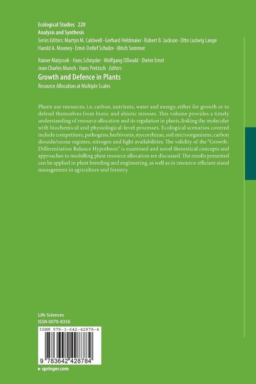 Produktbild: Growth and Defence in Plants
