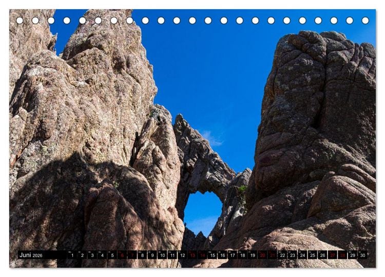 Produktbild: Korsika Wild und Frei (Tischkalender 2026 DIN A5 quer), CALVENDO Monatskalender