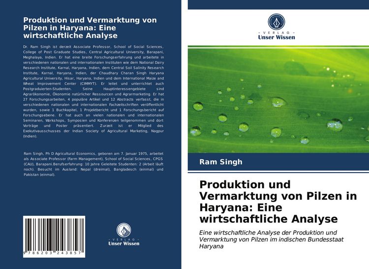 Produktbild: Produktion und Vermarktung von Pilzen in Haryana: Eine wirtschaftliche Analyse