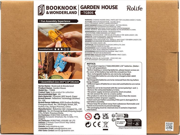 Produktbild: Book Nook DIY B&uuml;cherecke Garden House