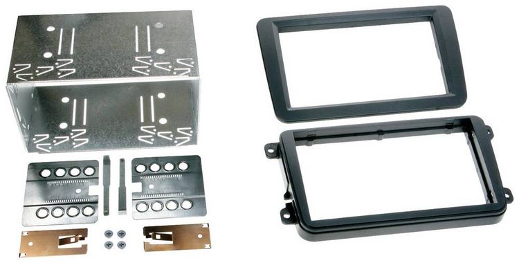 Produktbild: ACV 381320-10-1 Autoradio Einbaublende DoppelDIN Passend f&uuml;r (Auto-Marke): Seat, Skoda, Volkswagen