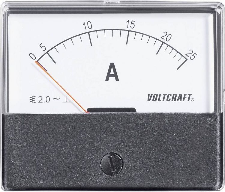 Produktbild: VOLTCRAFT AM-70X60/25A AM-70X60/25A Einbau-Messger&auml;t AM-70X60/25A 25A Dreheisen