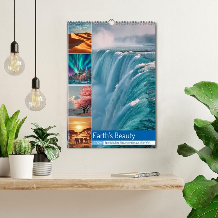 Produktbild: Earth&rsquo;s Beauty (Wandkalender 2026 DIN A3 hoch), CALVENDO Monatskalender
