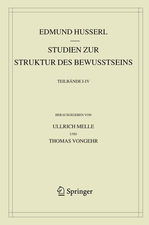 Produktbild: Studien zur Struktur des Bewusstseins