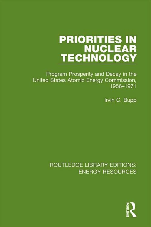 Produktbild: Priorities in Nuclear Technology