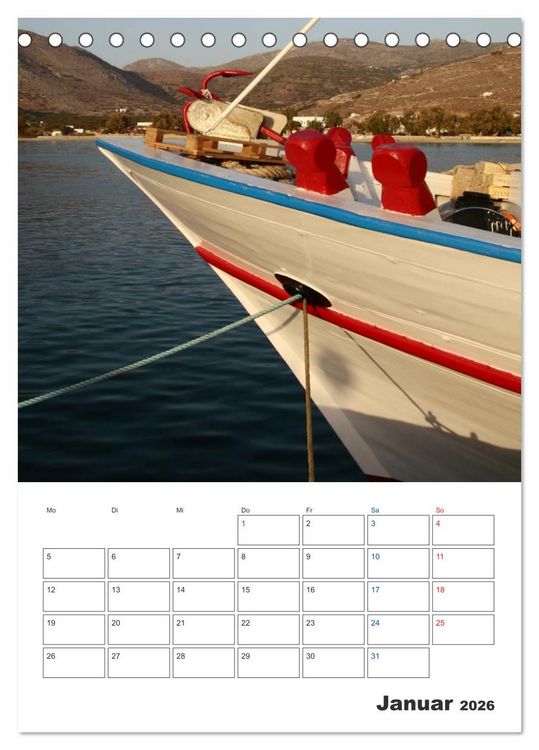 Produktbild: Griechisches Allerlei (Tischkalender 2026 DIN A5 hoch), CALVENDO Monatskalender