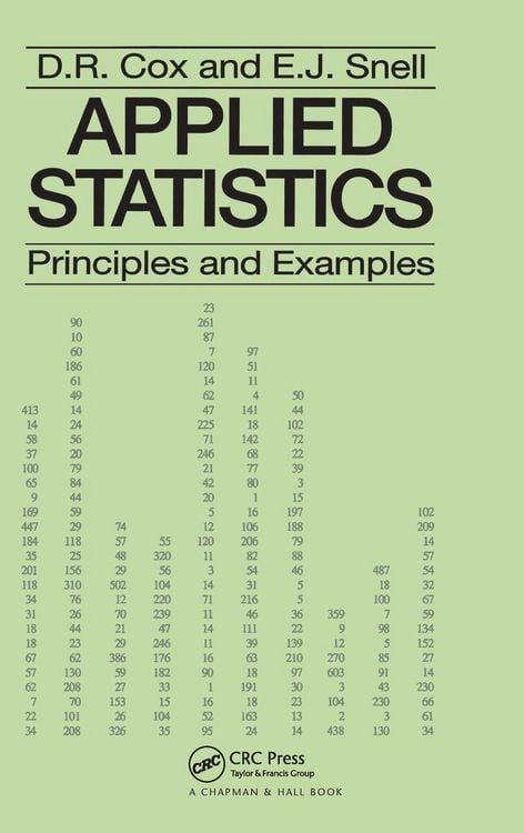 Produktbild: Applied Statistics - Principles and Examples