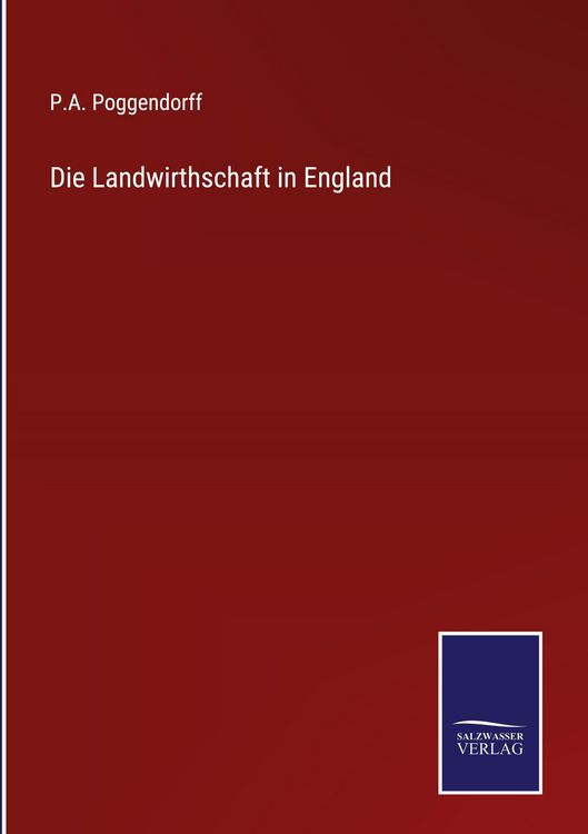 Produktbild: Die Landwirthschaft in England