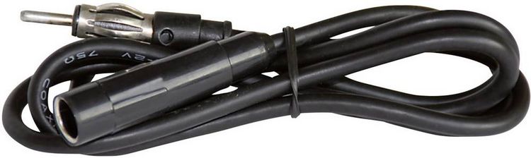 Produktbild: HP Autozubeh&ouml;r 100cm Auto-Antennen-Verl&auml;ngerungskabel DIN 150 Ohm 60102
