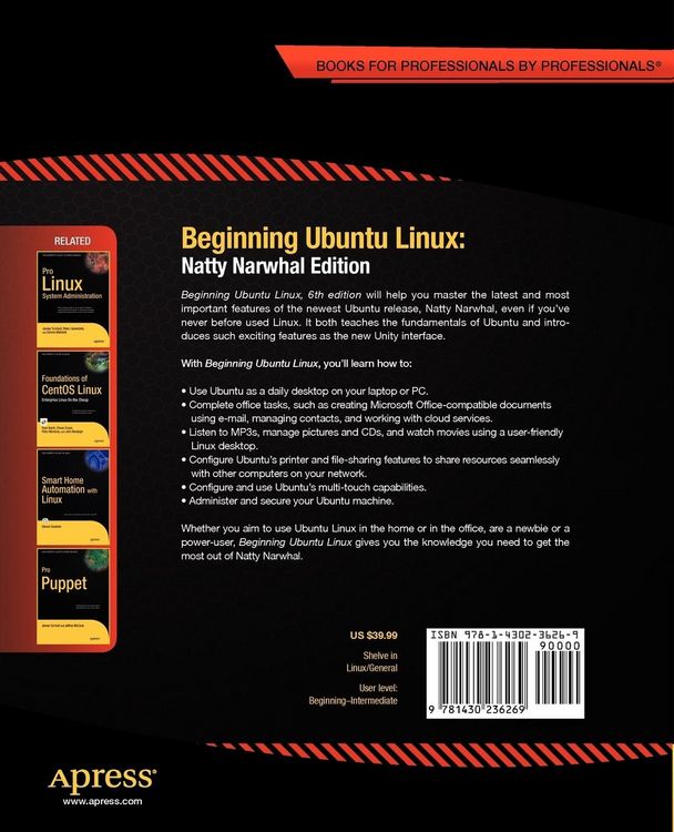 Produktbild: Beginning Ubuntu Linux