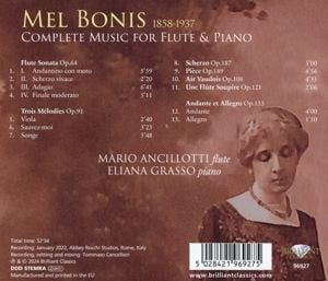 Produktbild: Bonis:Complete Music for Flute & Piano