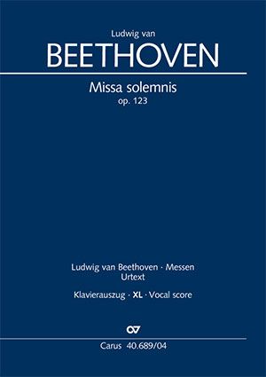 Produktbild: Missa solemnis (Klavierauszug XL)
